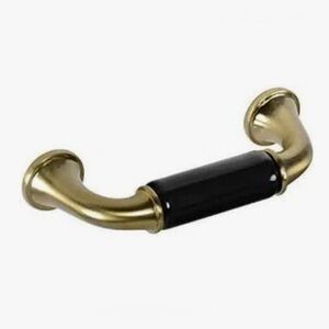 13 -Casual Ceramic Cabinet Pull Champagne Bronze & Black 3" P37372W-CZB-CP - NEW